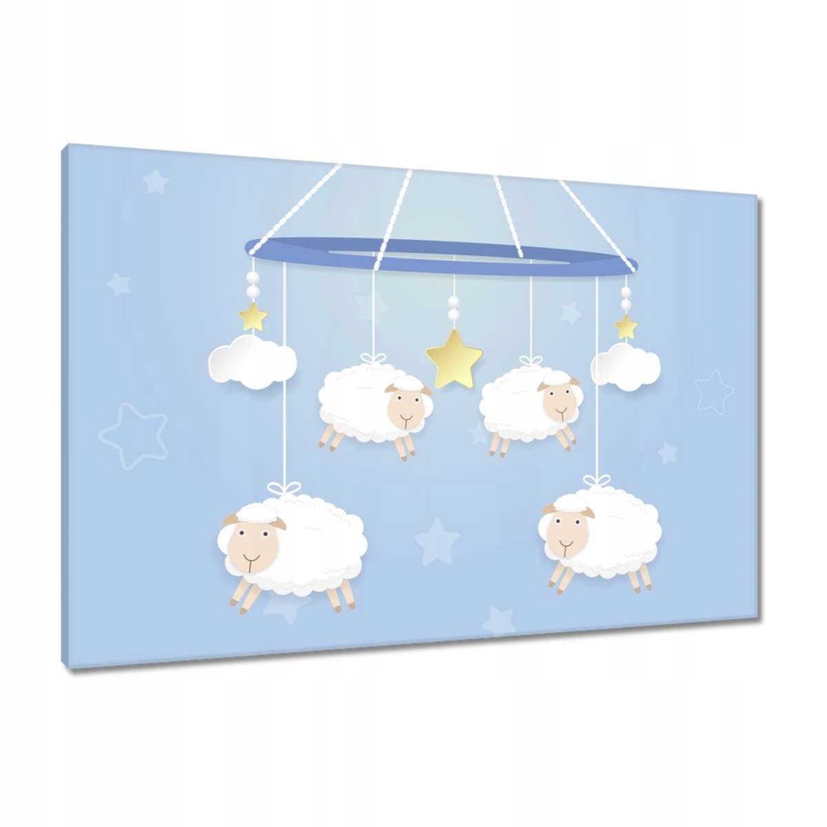 Obrazy 90x60 Veselé beránky na kolotoči