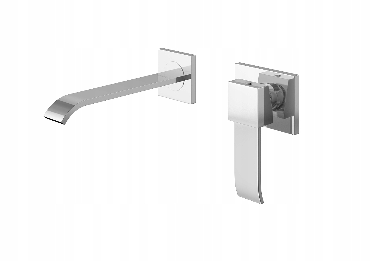 Kohlman Axis Bateria umywalkowa podtynkowa chrom