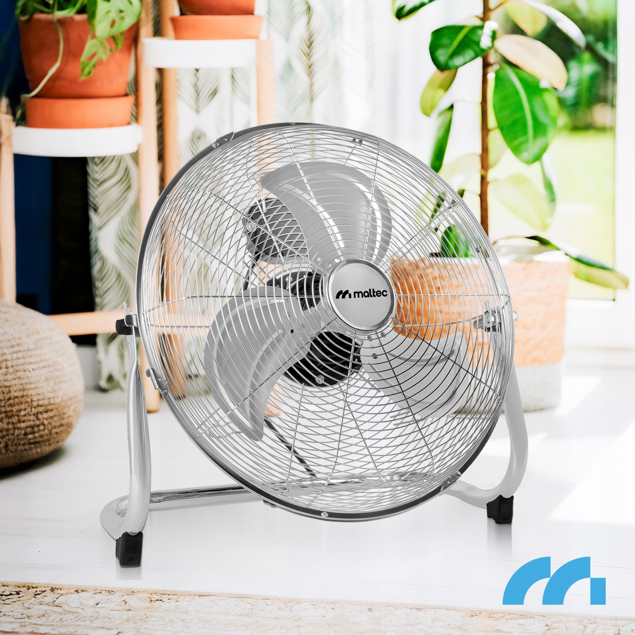 GRĪDAS VENTILATORS JAUDĪGS LIELS GAISA CIRKULATORS RŪPNIECISKS VENTILATORS, Maltec zīmols