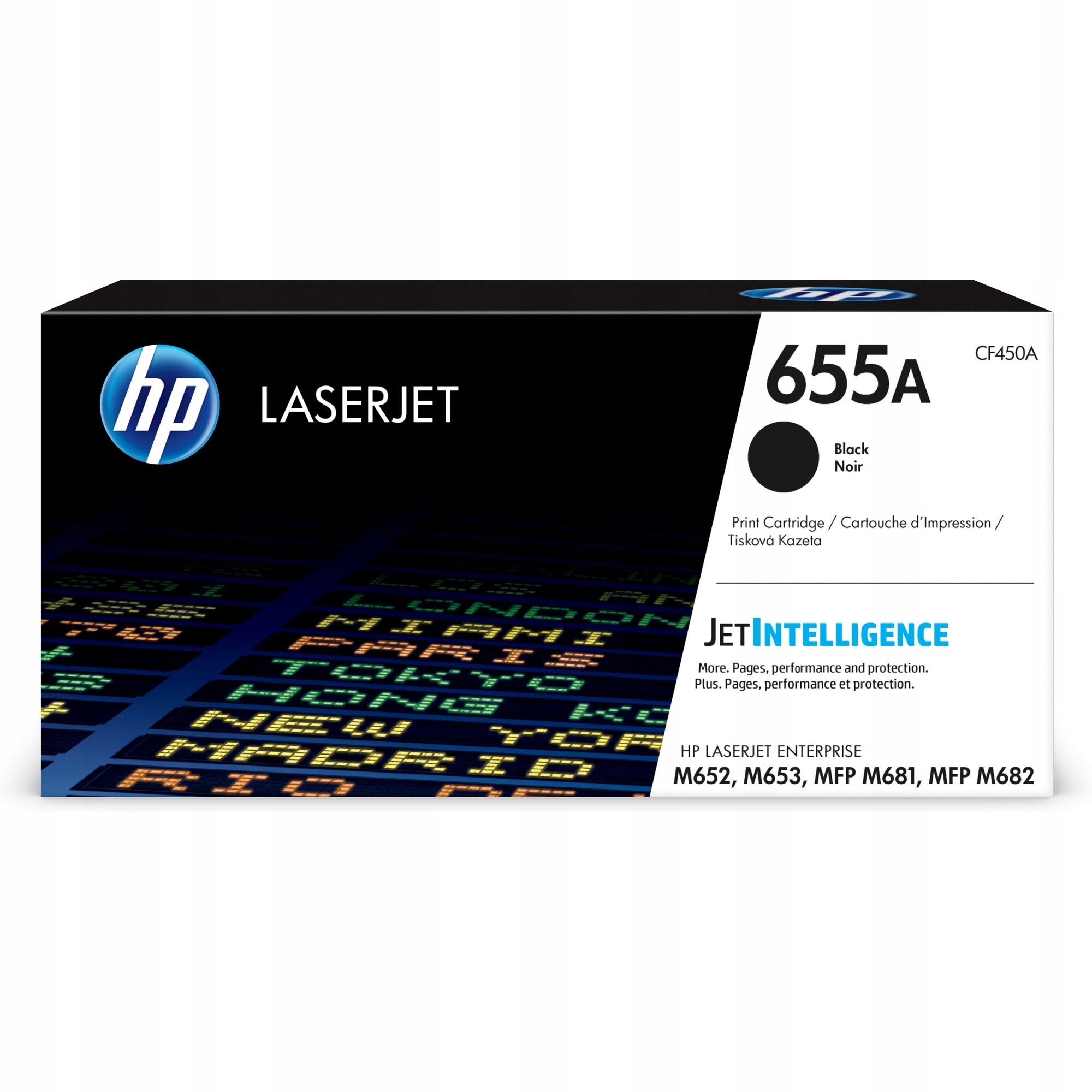 Hp 655A čierny toner (CF450A) originál
