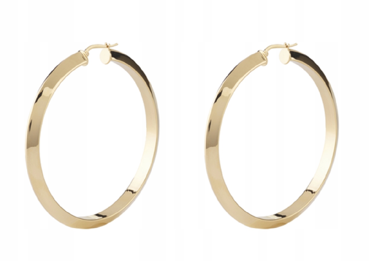 Náušnice Guess Hoops I Did It Again Kola ocel ušlechtilá zlatá kreol