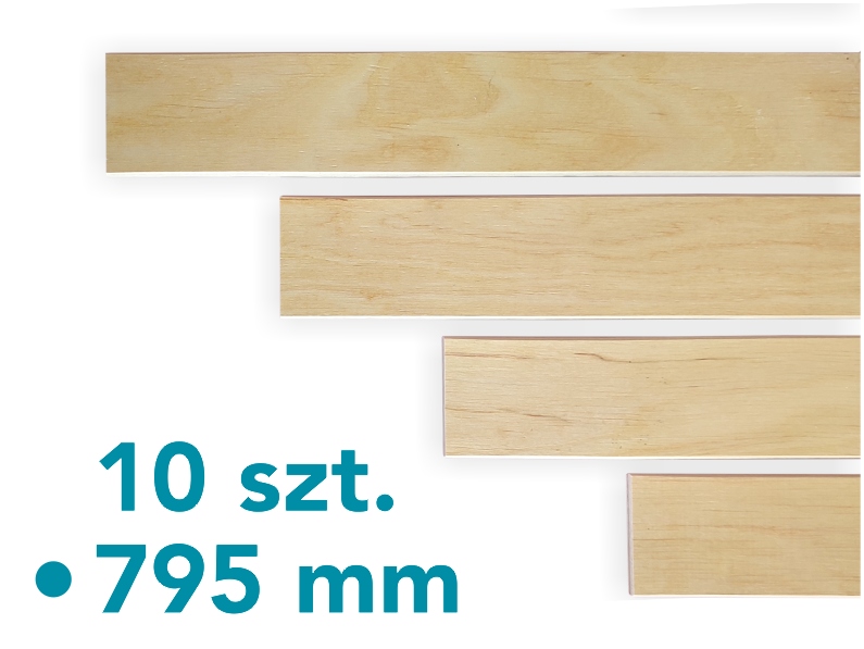 Listwa stelażowa sprężynująca 795 mm, do łóżka