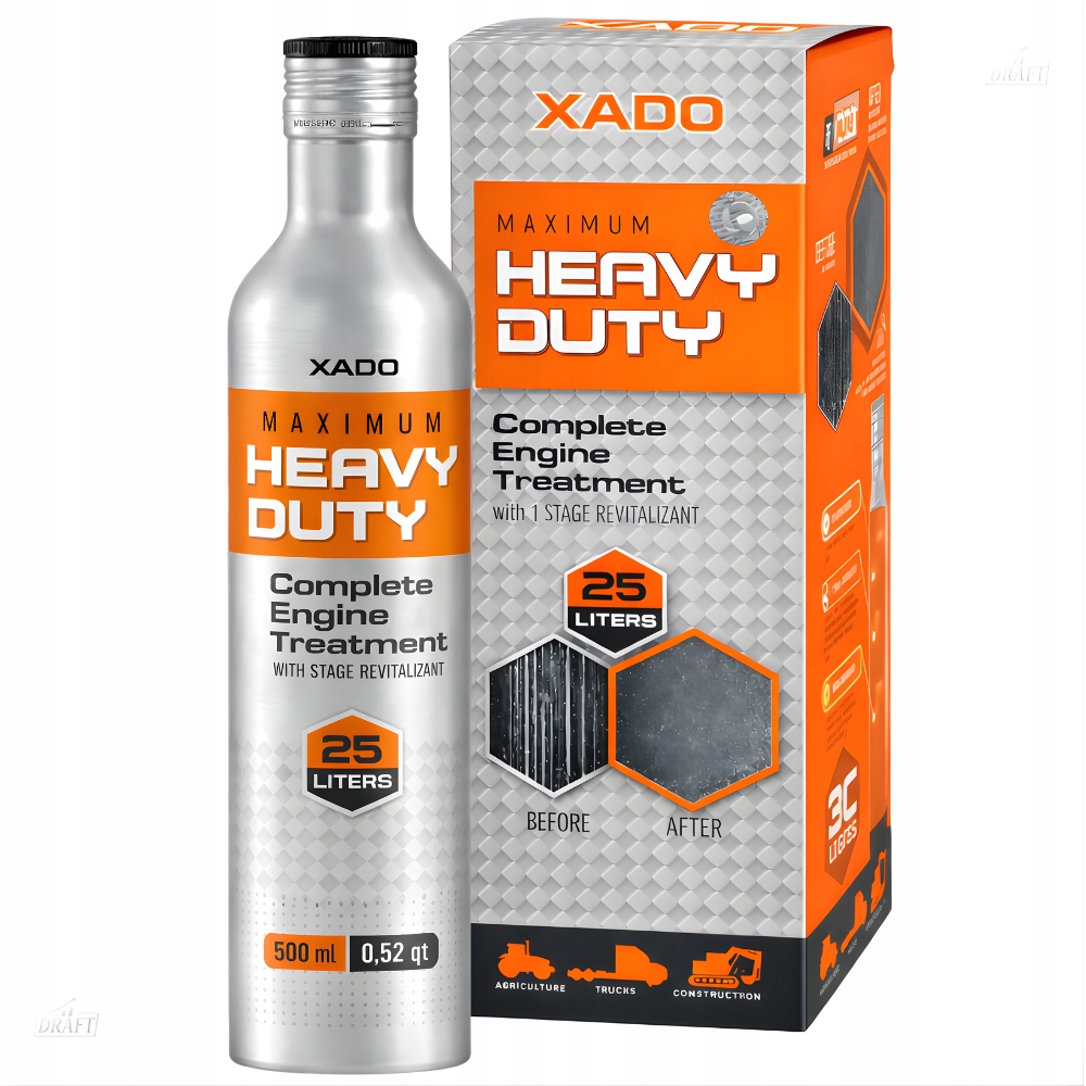 Xado Heavy Duty do oleju silnika ciężarowego, rolniczego, przemysłowego 25L