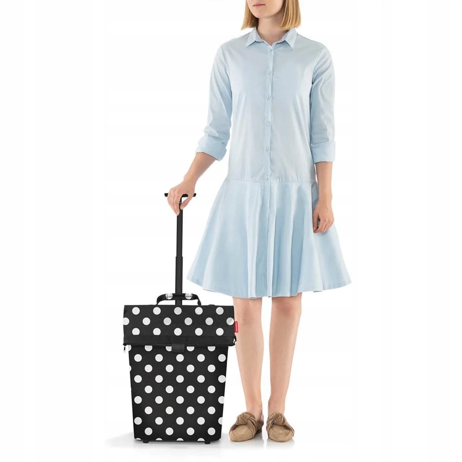 WÓZEK ZAKUPOWY Trolley M Dots white Reisenthel Kod producenta RNT7072
