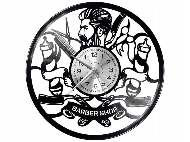 Barber Shop Barber's Shop Nástěnné Hodiny Výjimečný Nápad Na Dárek