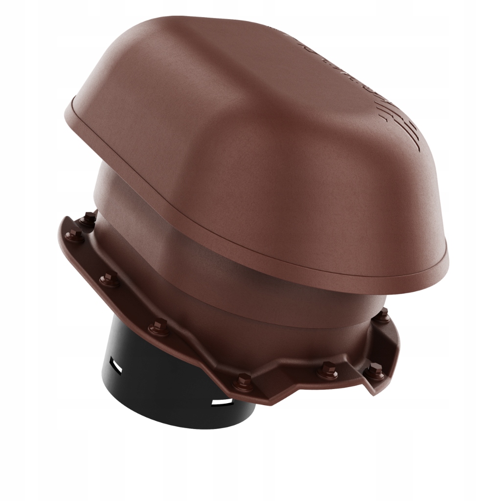 Větrací komín fi125 Trapez T14 Bronz 8017