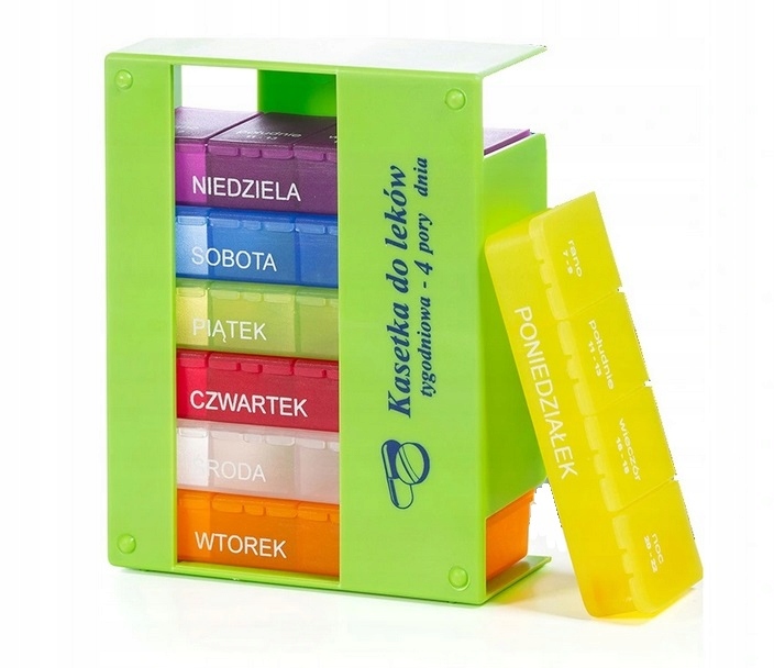 

Organizer Na Leki Tabletki Lekarstwa 7 Dni 4 Pory