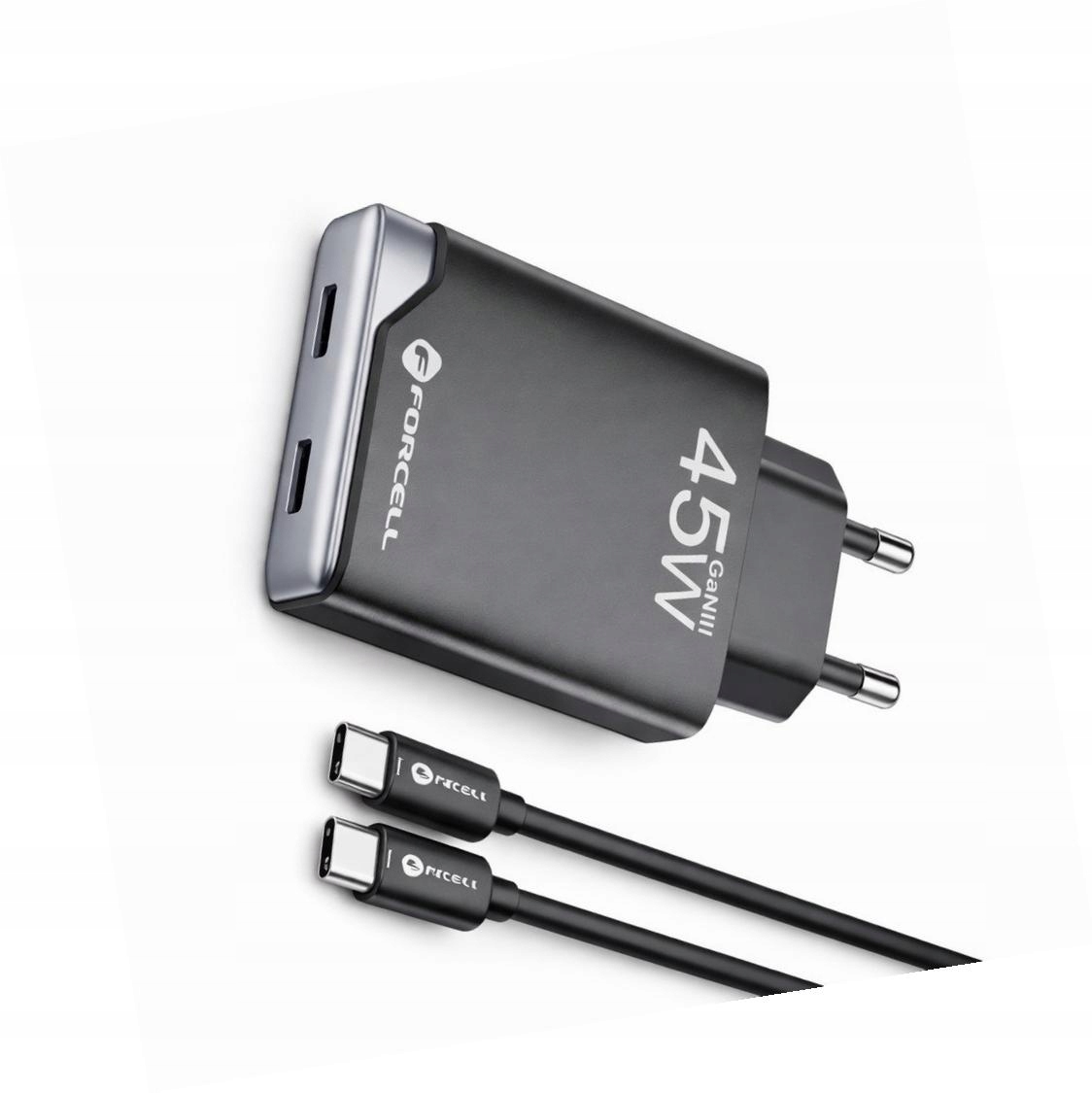 Szybka ładowarka 45W 2 porty z długim kablem 2m do Xiaomi 17T Pro
