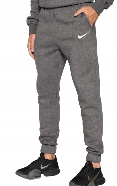 Nike Šedé Tepláky S Zateplením A Bílým Logem L X_a