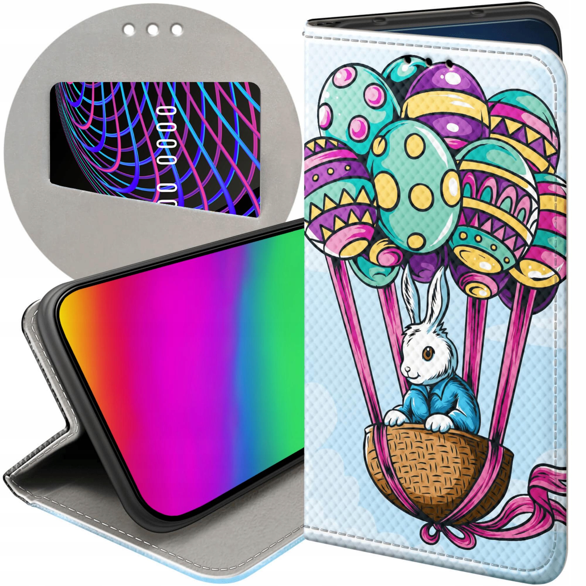 Etui Do Samsung Galaxy S22 Plus S22 Pro Wielkanoc Jajko Królik Case