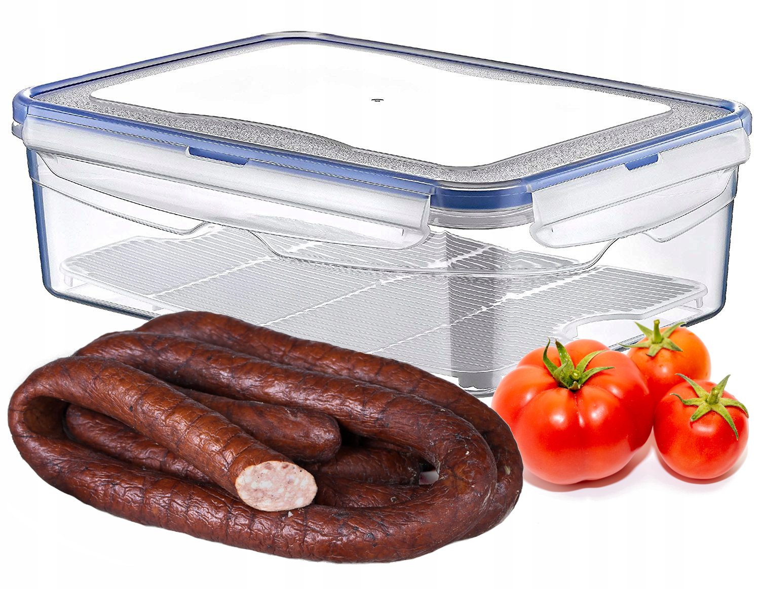 

Pojemnik Na Wędliny Hermetyczny Plastikowy 2,6L