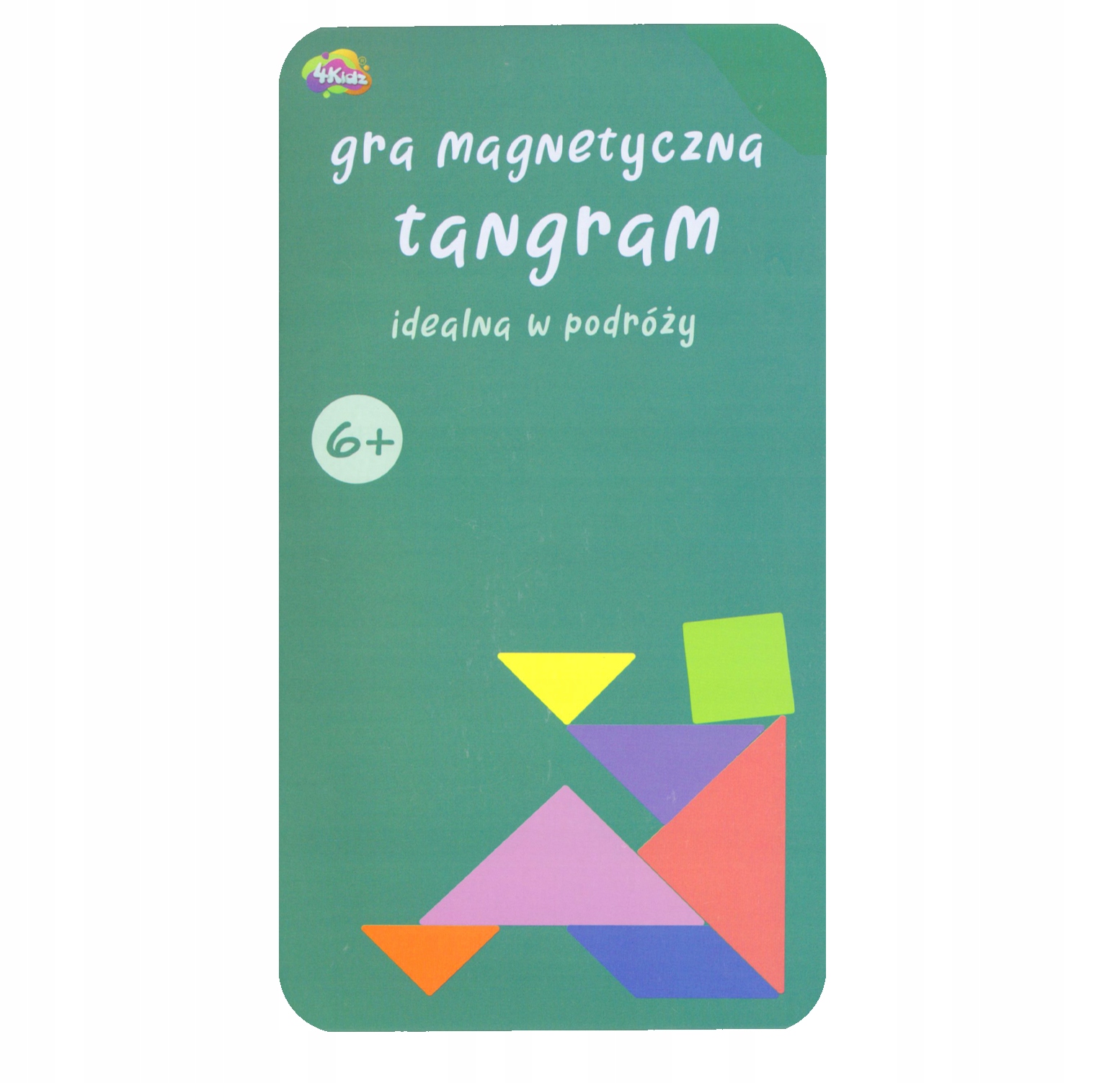 Podróżna Gra magnetyczna Tangram Wersja językowa gry polska