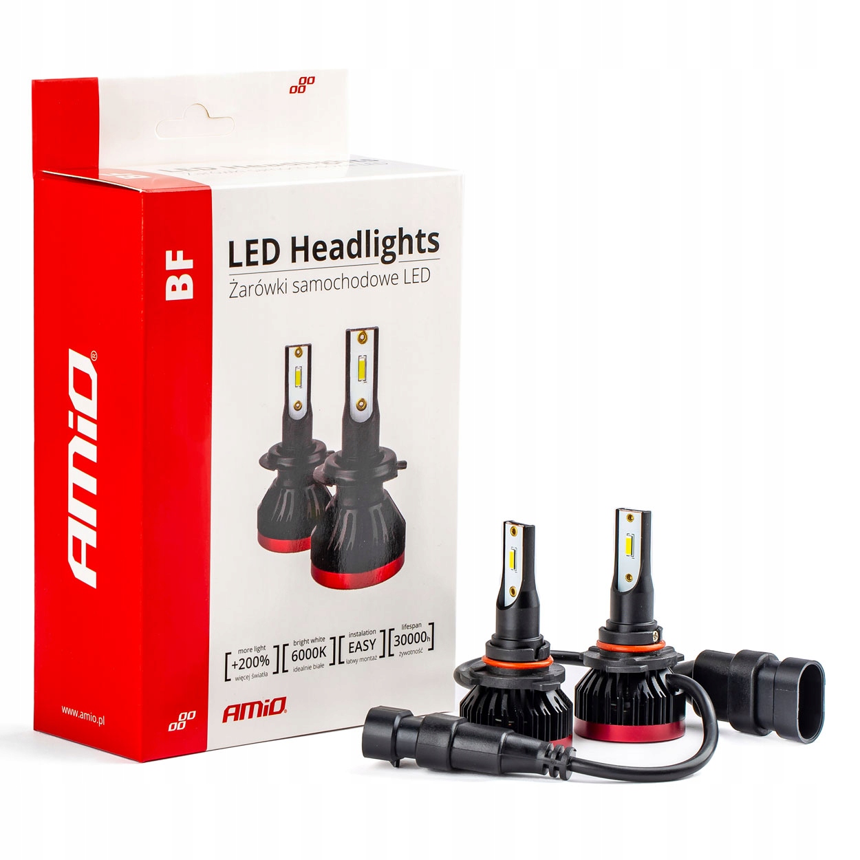 ŻARÓWKA ŻARÓWKI SAMOCHODOWE LED HB3 9005 6000K Napięcie 12 V