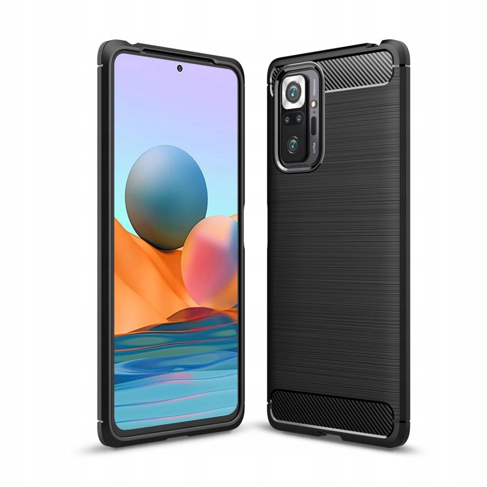 

Pokrowiec Carbon guma do Xiaomi Redmi Note 10 Pro