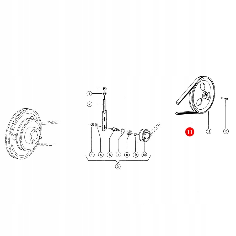 Клиновой ремень Claas 1401314 Gates