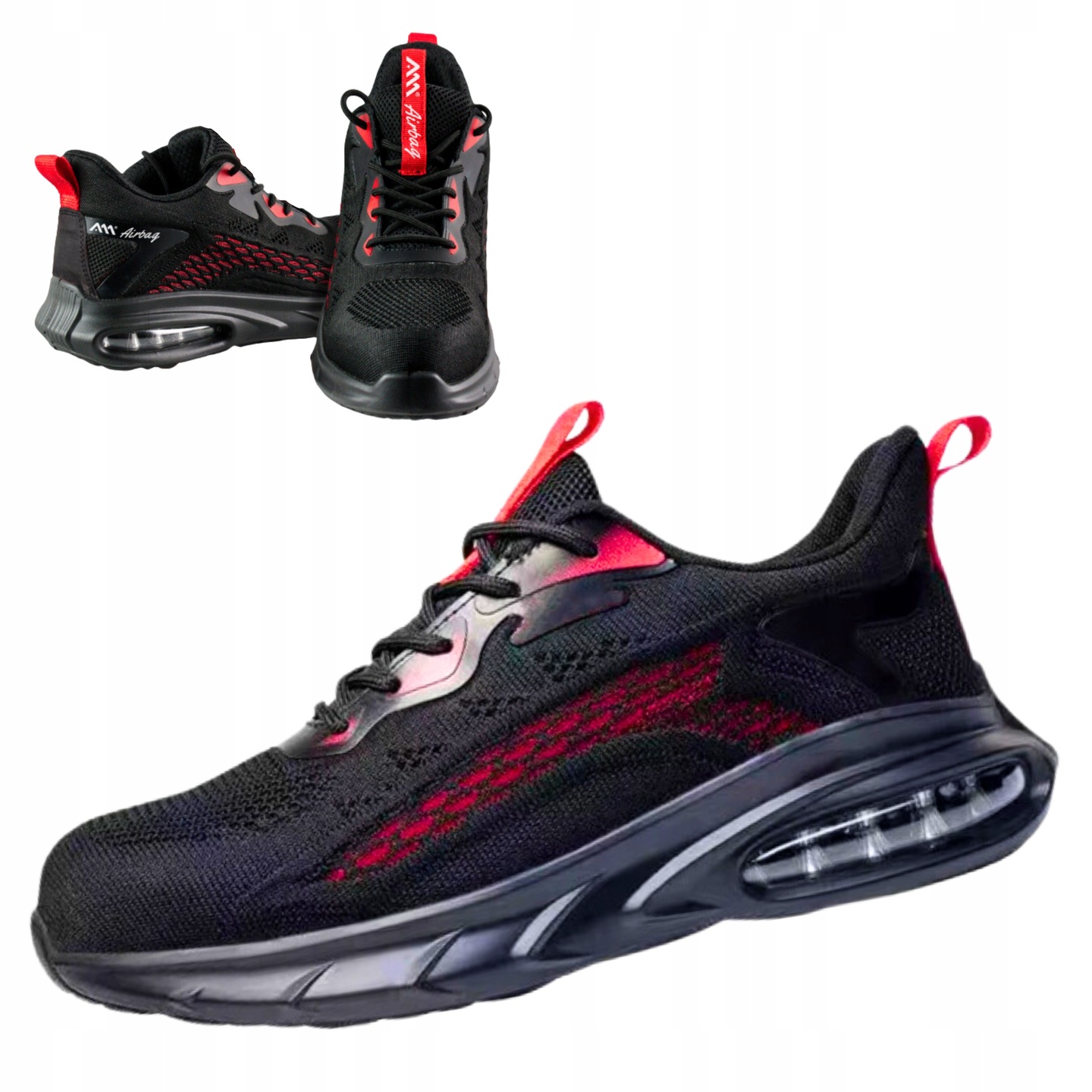 Pánské ochranné pracovní boty Pracovní Polobotky S Noskem Sportovní Airbag 45