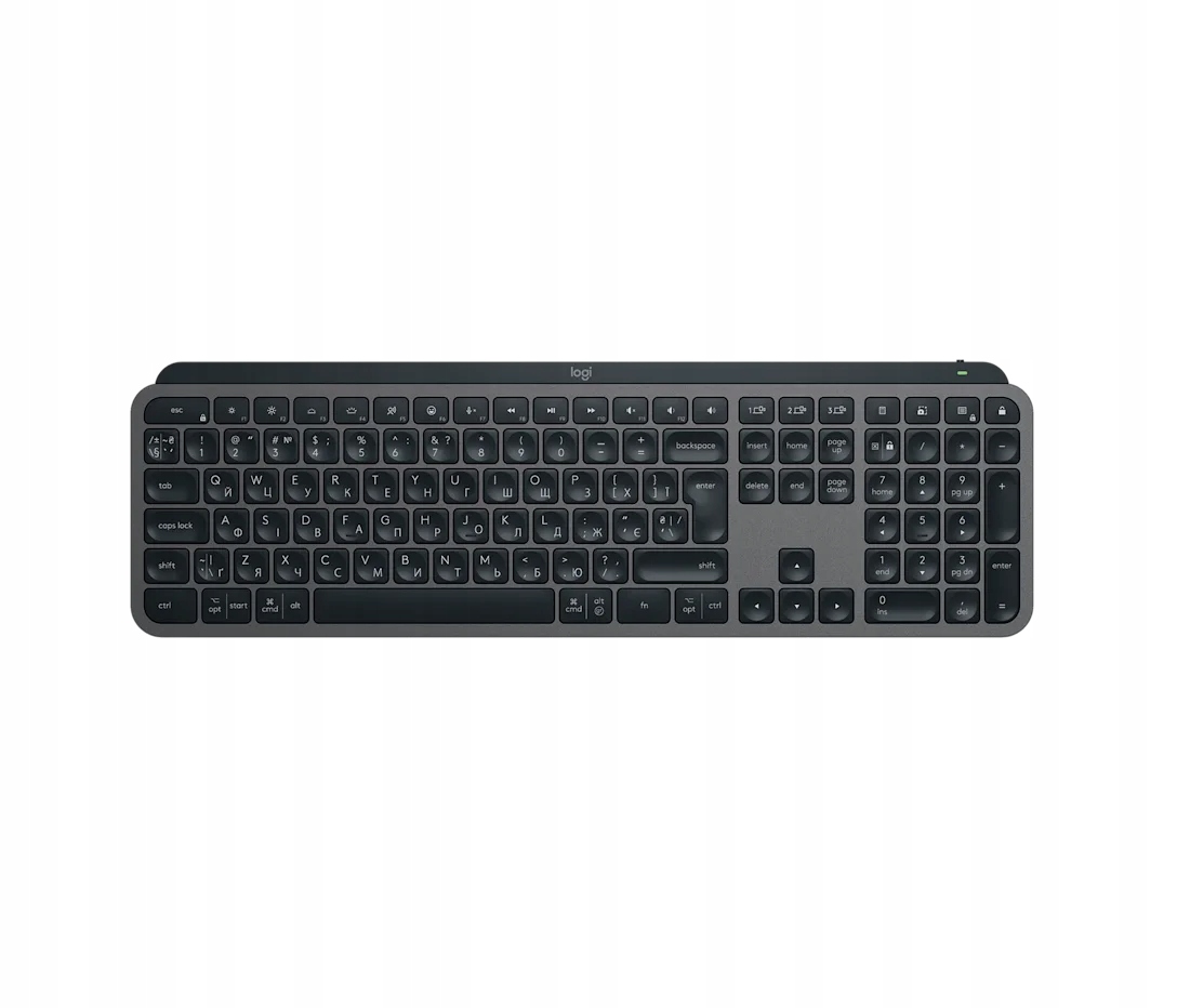 Logitech klávesnice MX keys S Graphite, Cz/sk