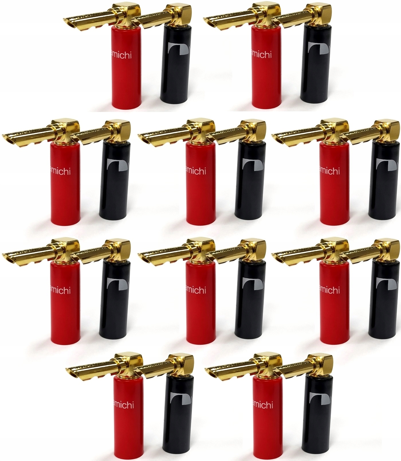 Banánové Uhlové Zástrčky Bfa Hq Gold Nakamichi 20ks