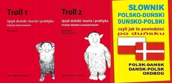 Troll 1 + 2 Język duński + Słownik polsko-duński