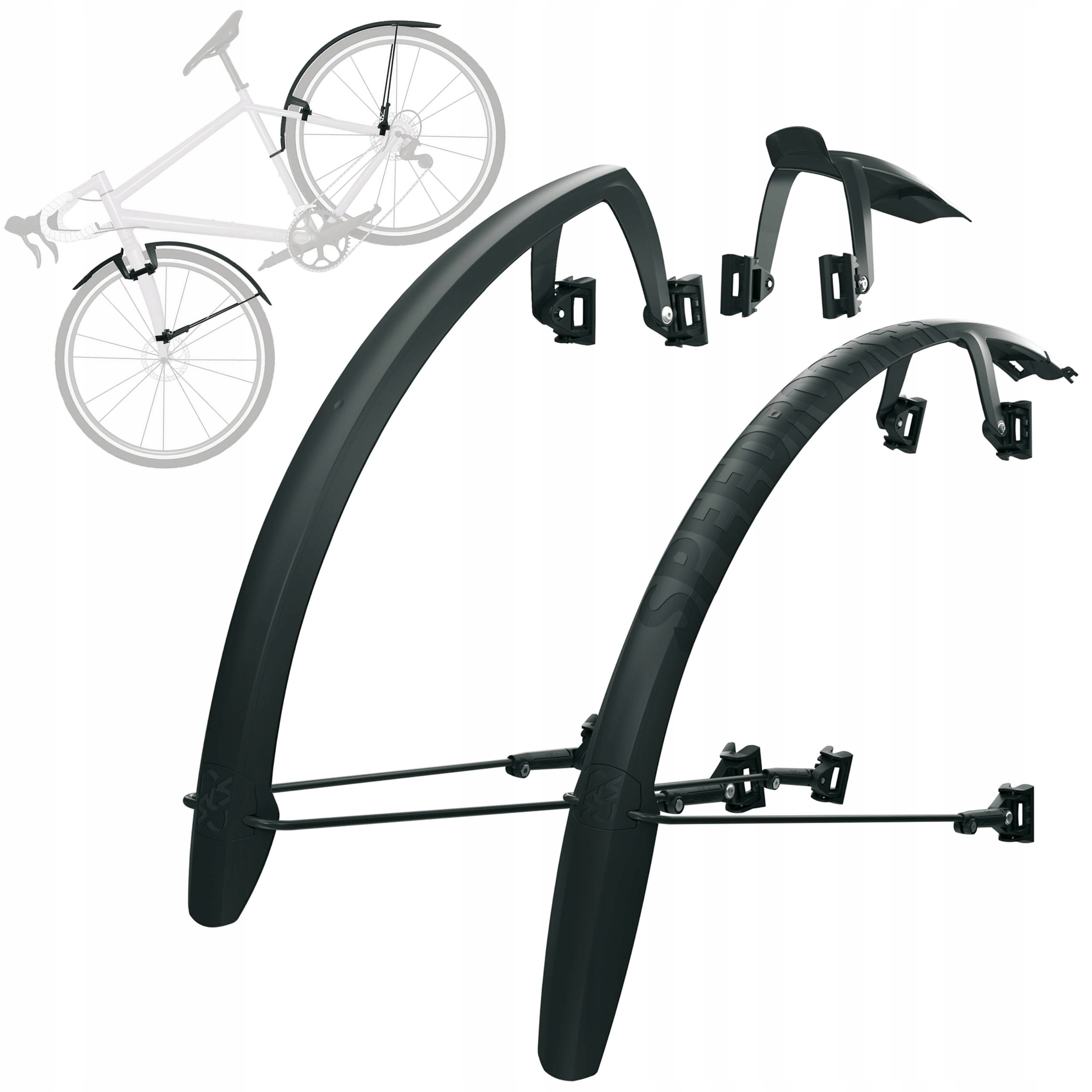Blatníky Na Kolo 28" Gravel Szosa Sks Speedrocker 42 mm