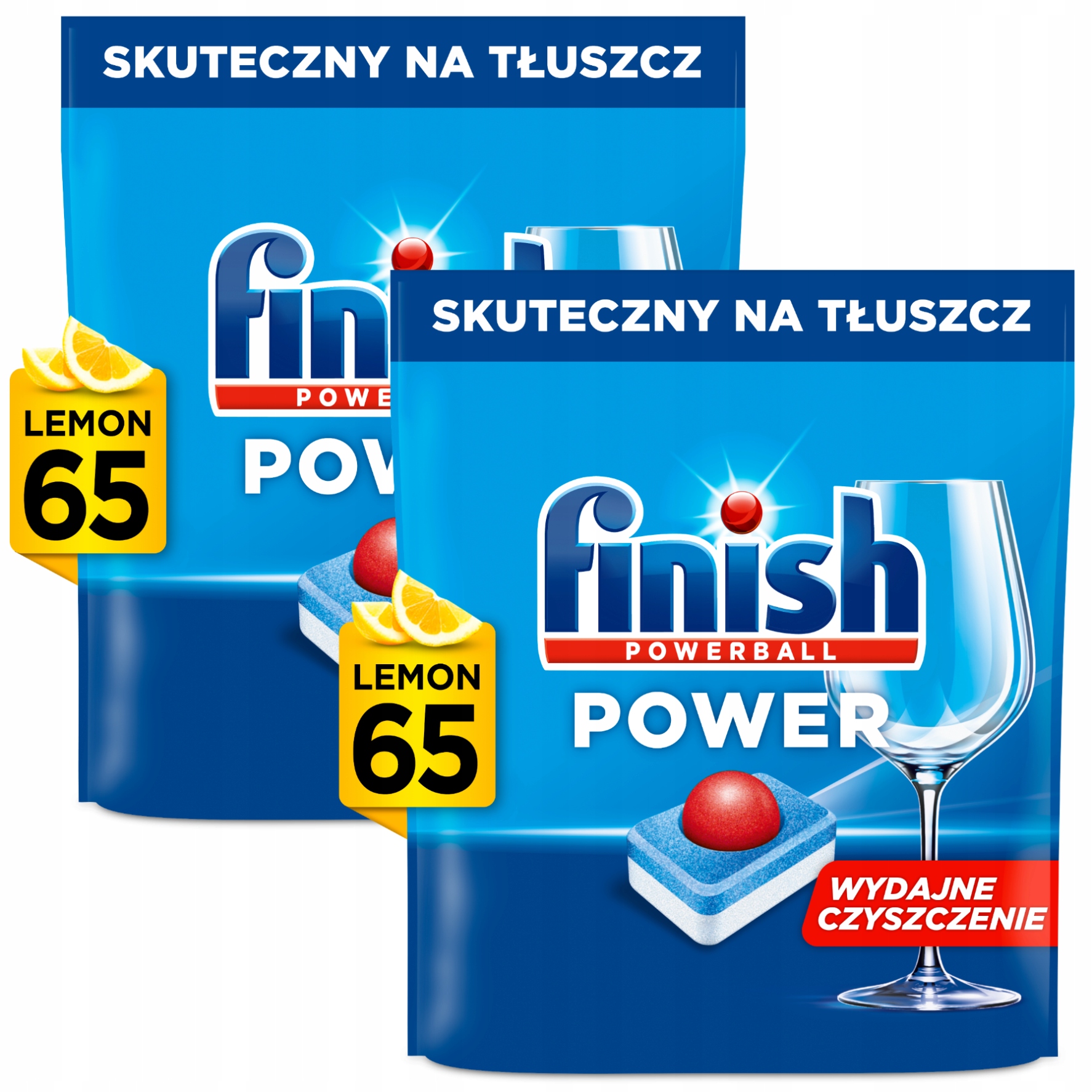 Levně Finish Sada Power All in 1 tablety do myčky 130 ks citronových lemonů