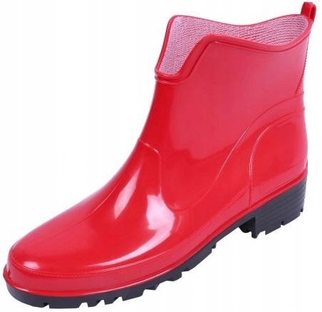 GUMOWCE GUMIAKI BUTY GUMOWE DAMSKIE KRÓTKIE KALOSZE BOTKI WODOODPORNE