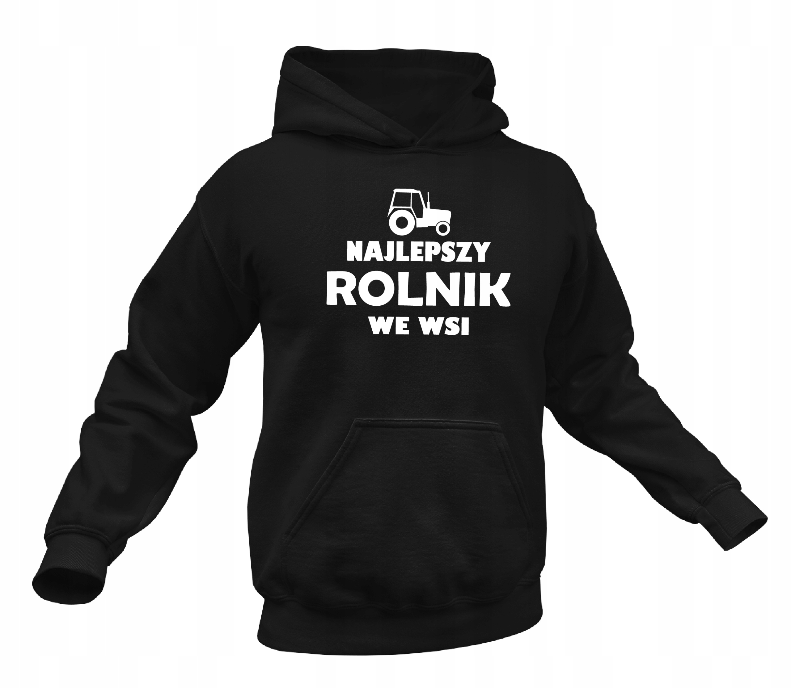 

Bluza Z Kapturem na Prezent z Nadrukiem Rolnik L