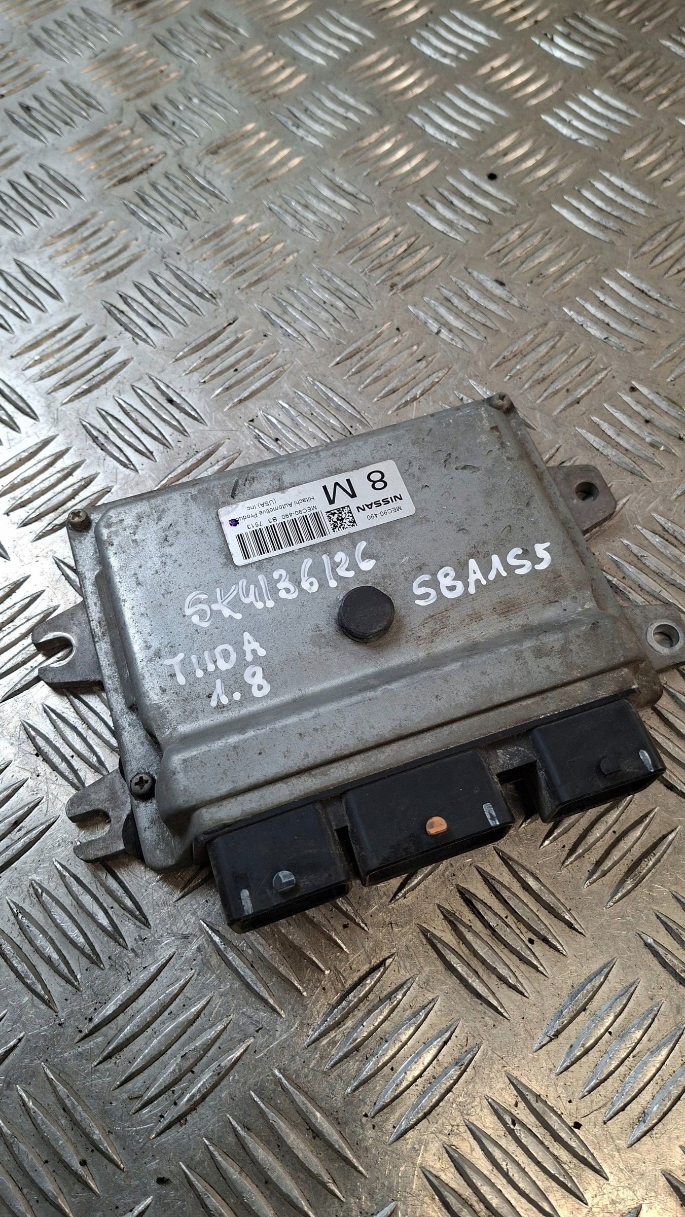 control unit of the engine NISSAN TIIDA 1.8