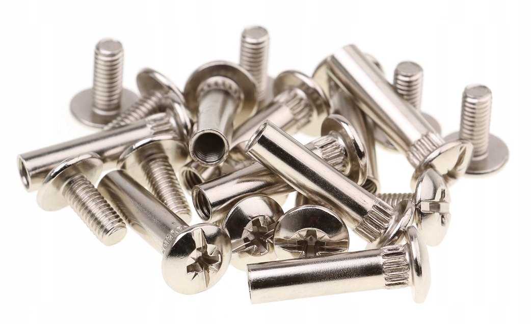 

Złącze Śrubowe 31-40 mm Meblowe Do Mebli 6 mm 10x