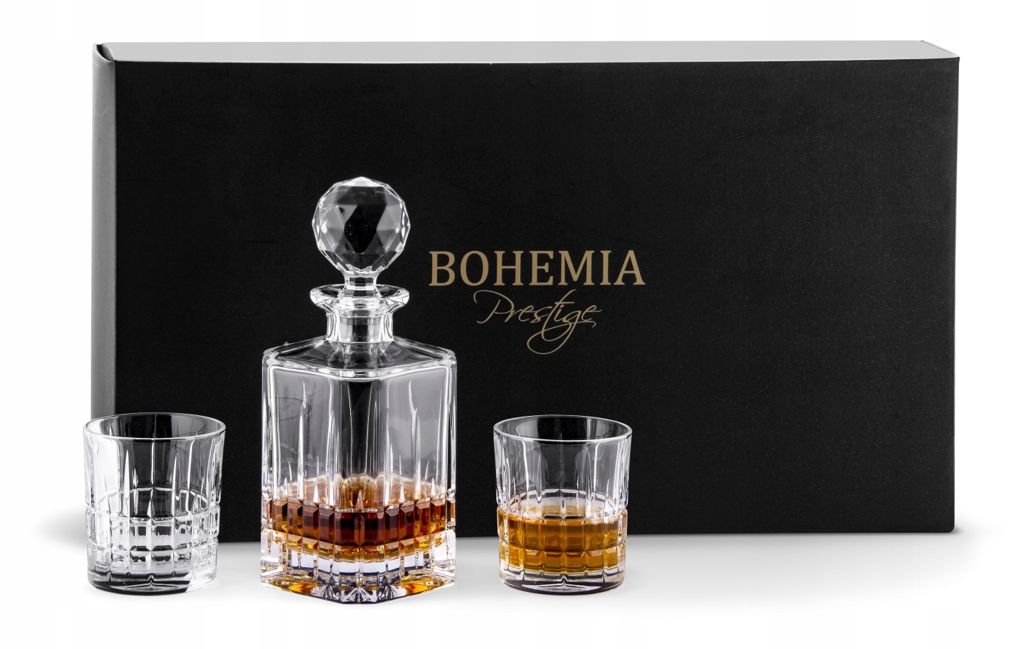 

Bohemia Zestaw whisky Karafka 6 szklanek Herman