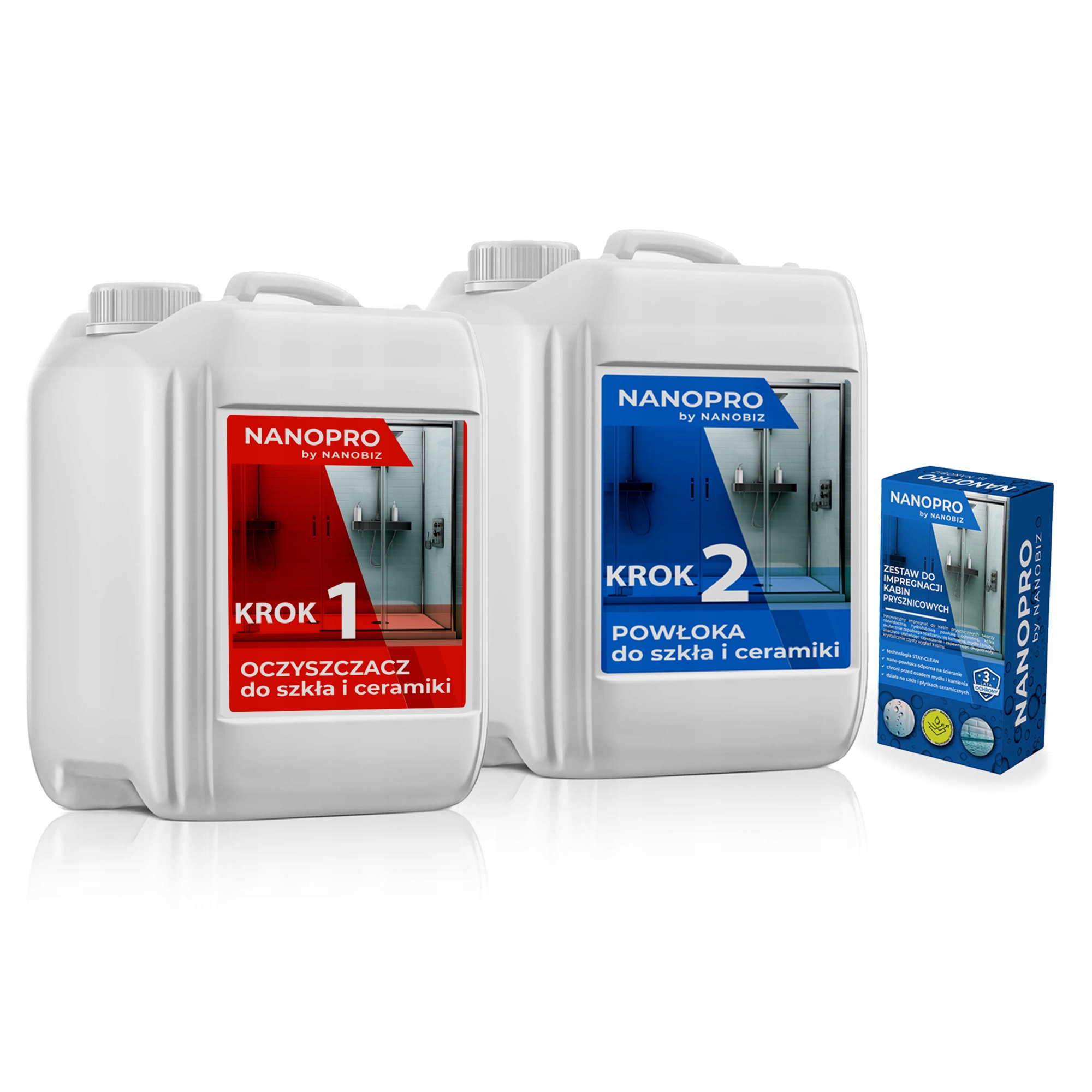 Levně Nanopro sada pro impregnaci sprchových koutů 5 litrů 5 litrů