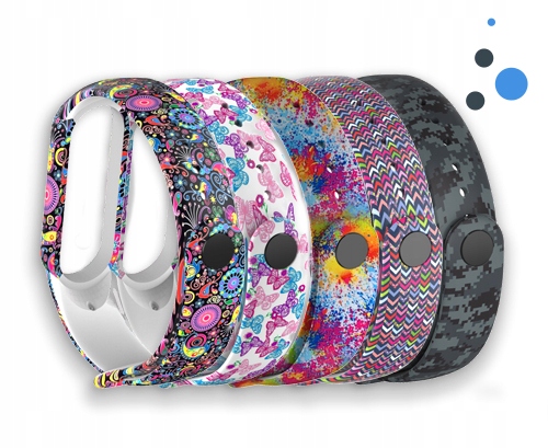 PASEK OPASKA do XIAOMI MI BAND 5/6/7 -DUŻO KOLORÓW Kompatybilność Xiaomi