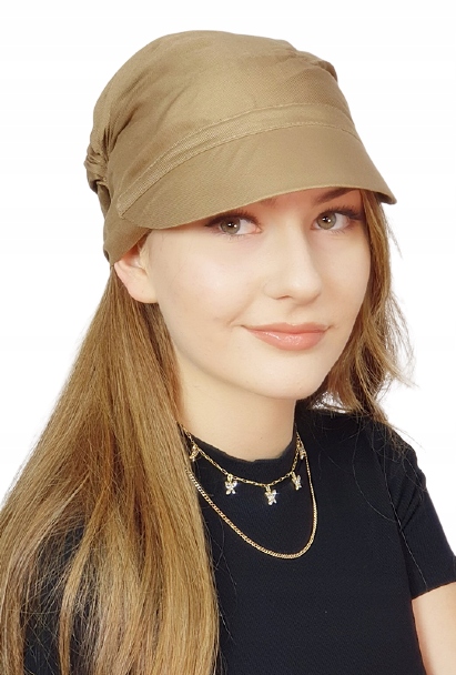 

Turban Lara z daszkiem W-001 na lato Eva Design