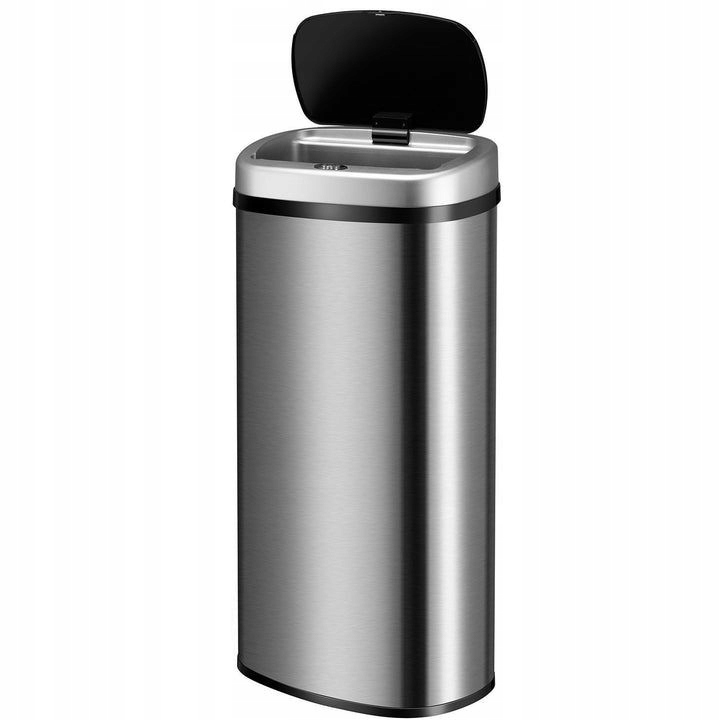 Automatický bezdotykový odpadkový koš 70 l stříbrný