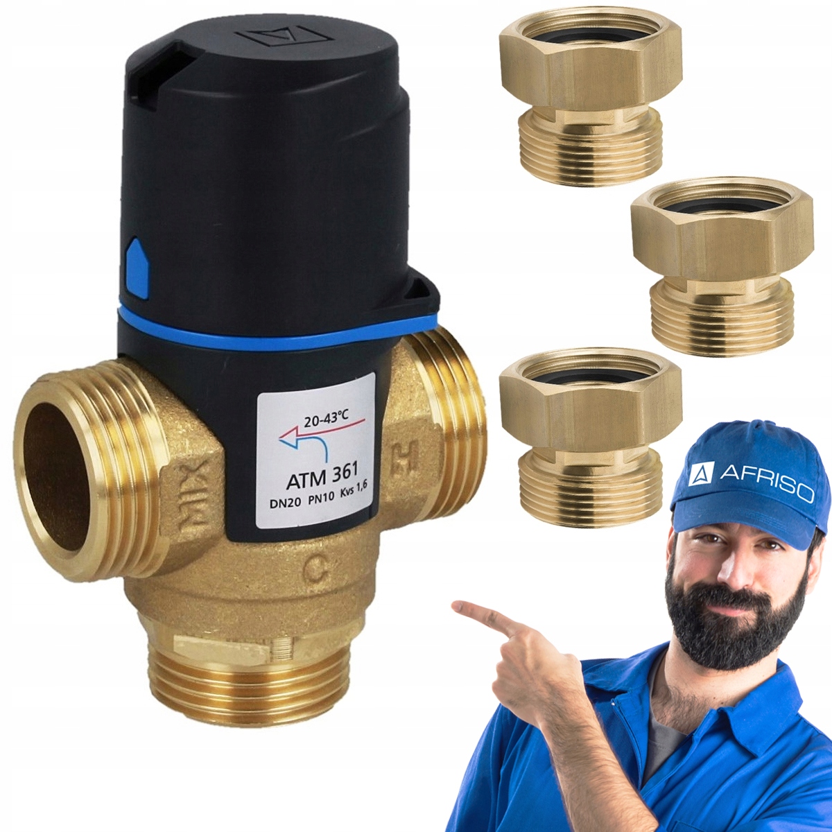 Zmiešavací Termostatický Ventil Afriso ATM361 1CAL