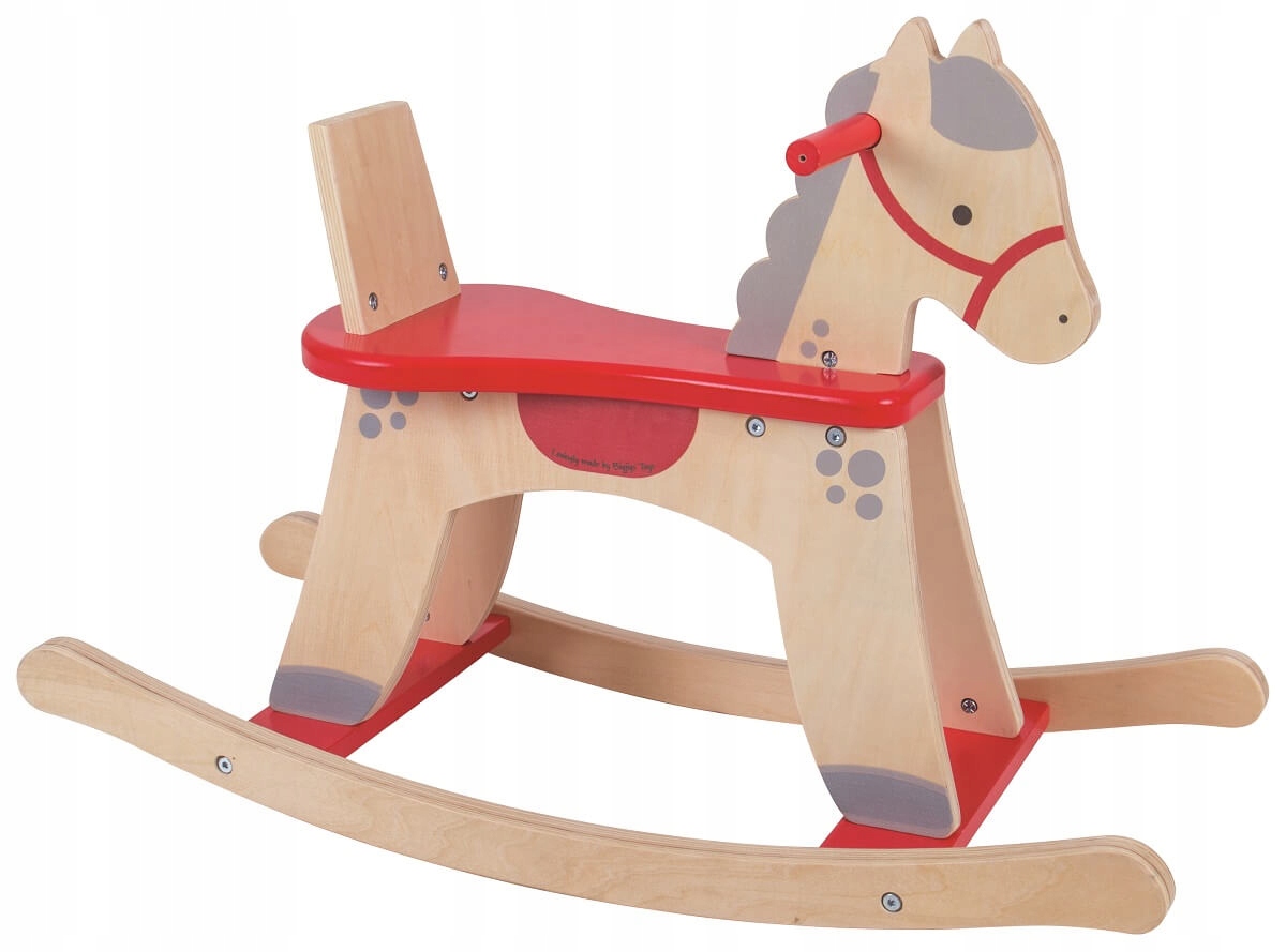 

Drewniany konik na biegunach BigJigs