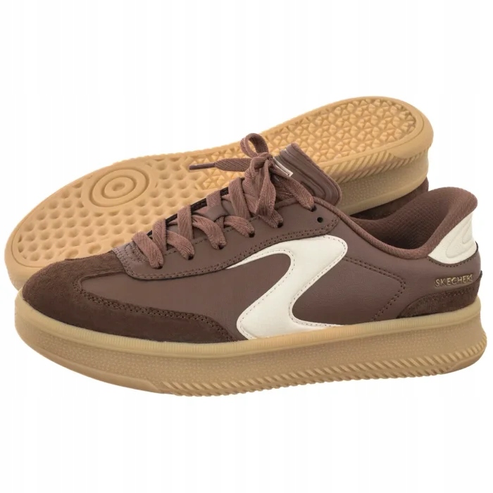 Tenisky Skechers Hotshot Hi Lifted Luxe Brown 185460 Hnědé