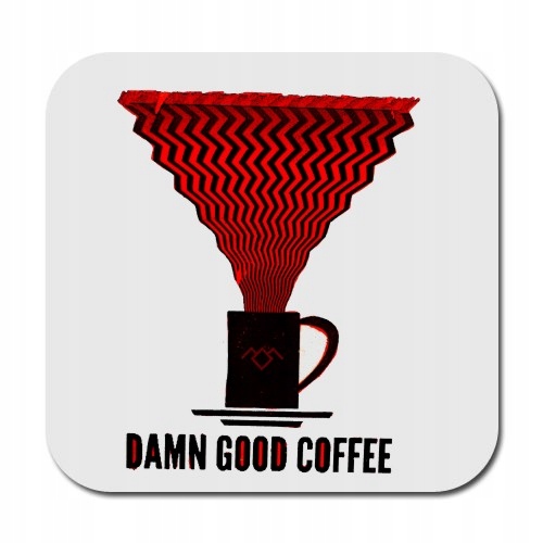 

Podkładki 4 szt Twin Peaks kawa agent Cooper