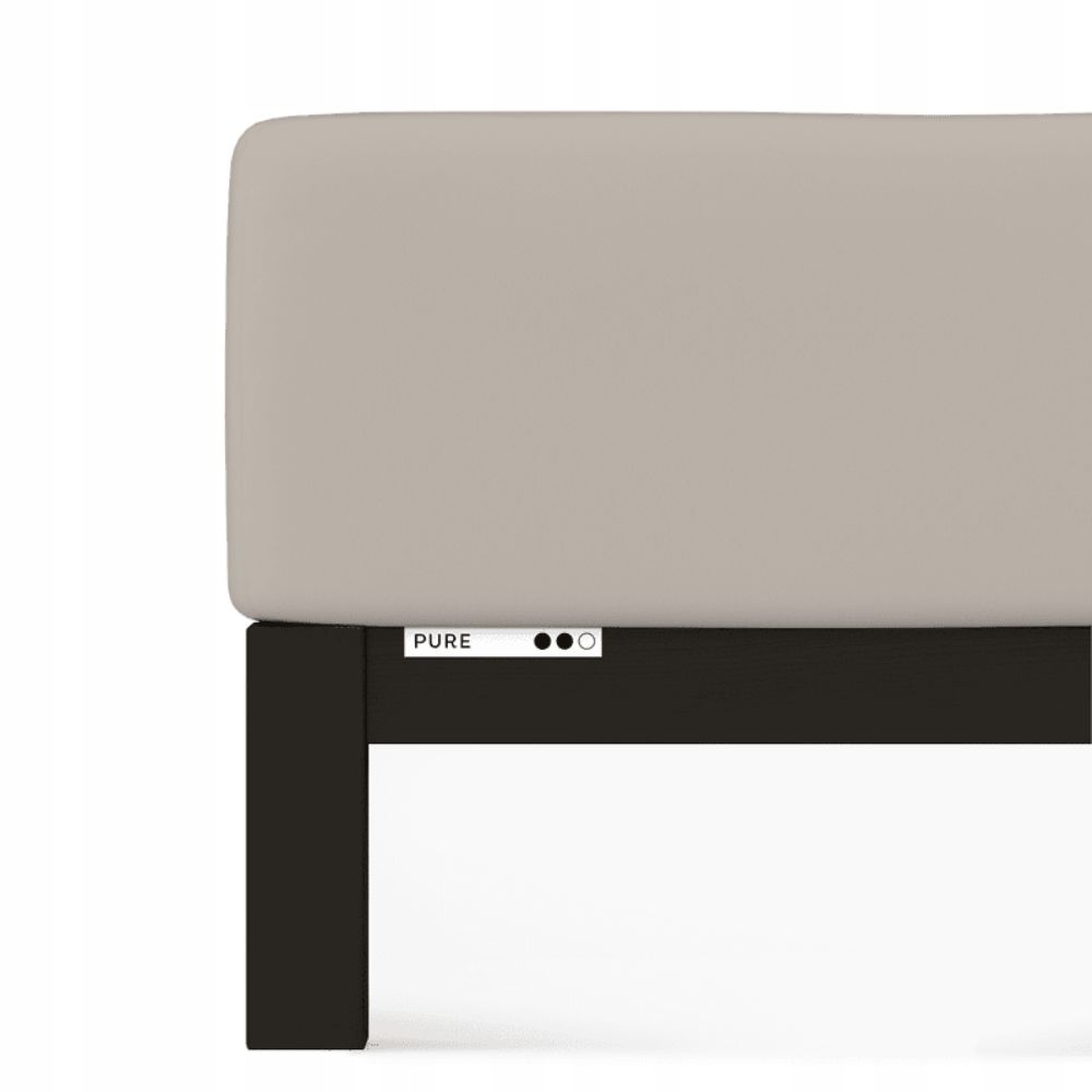 Prostěradlo Schlafgut Pure Standard 180x190-200x220 cm Sand Mid 496