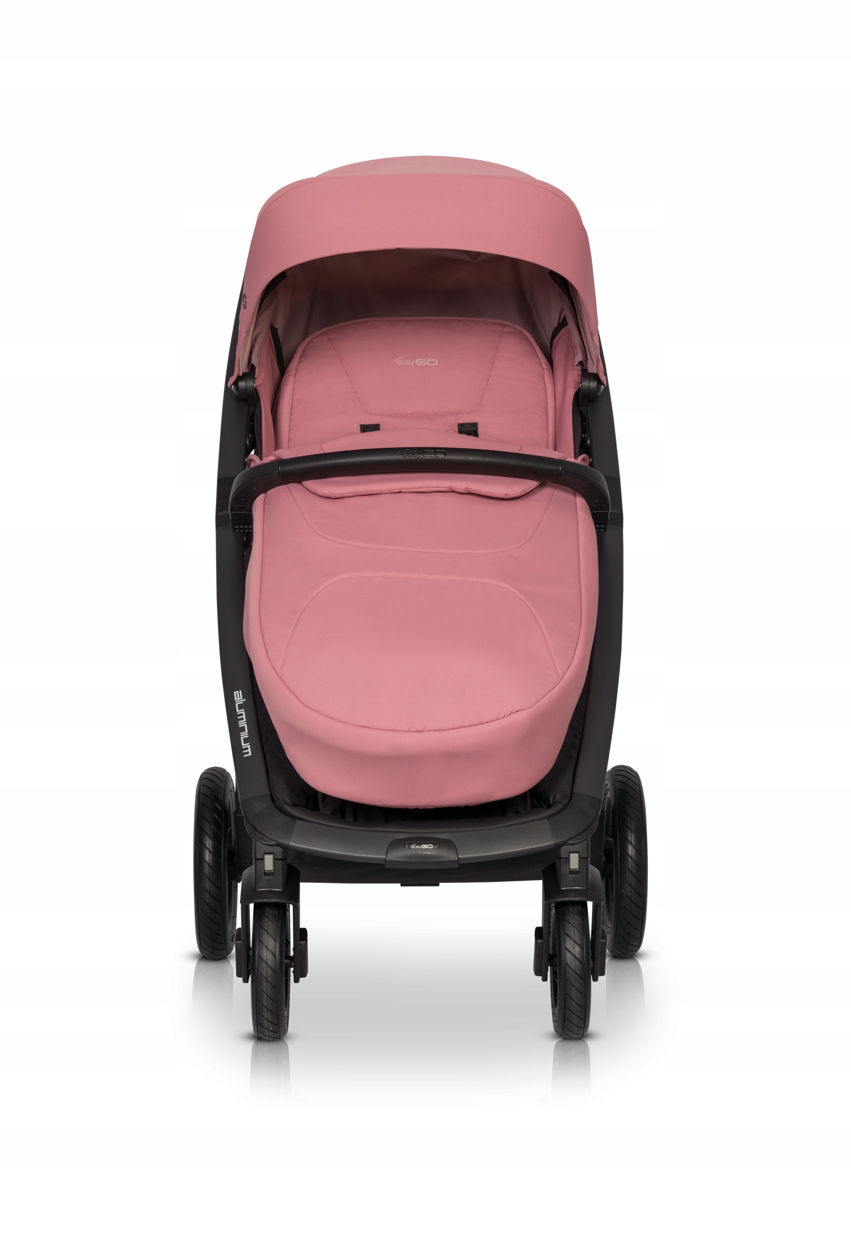 Wózek spacerowy EASY GO QUANTUM POMPOWANE KOŁA +++ Stelaż Aluminiowy