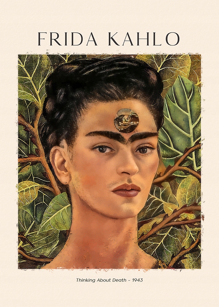 FRIDA KAHLO AUTOPORTRET B2 50x70cm #319