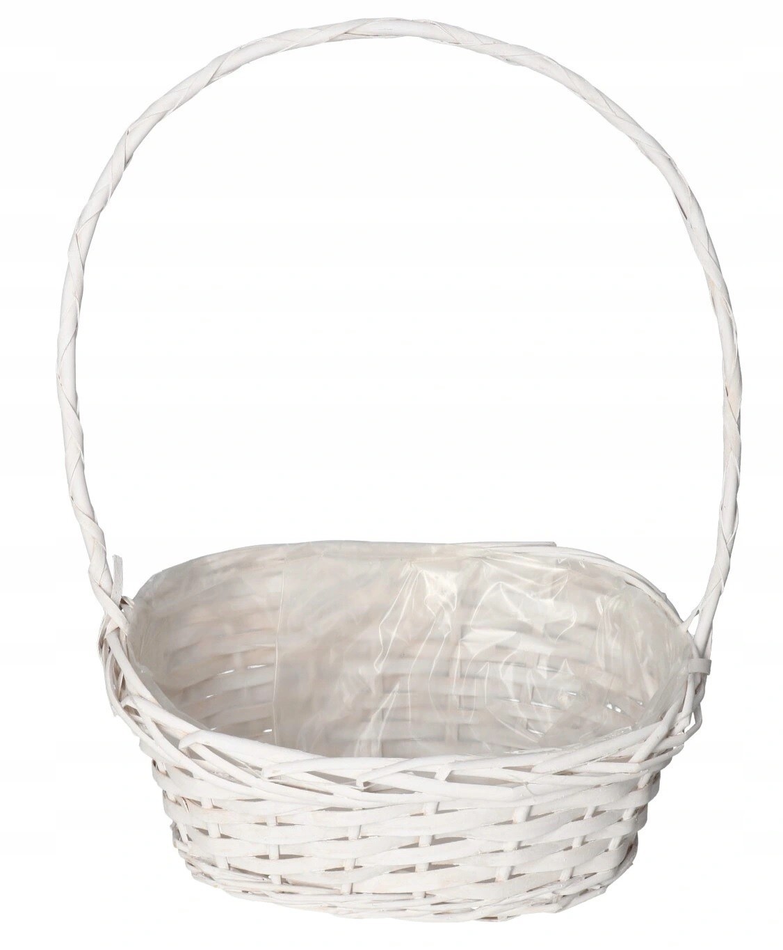 ПЛЕТЕНАЯ КОРЗИНА ПОДАРОЧНЫЕ КОРЗИНЫ БЕЛЫЙ БОЛЬШОЙ