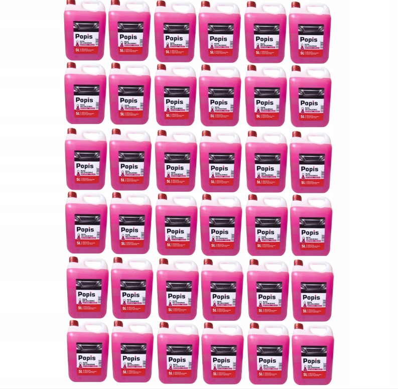 PŁYN RÓŻOWY DO CHŁODNIC -35°C 600L ,CZERWONY