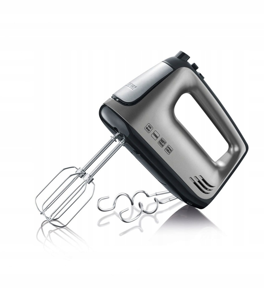 Mikser Ręczny 400W 5 Prędkości Turbo Trzepaczki Haki Severin HM3832
