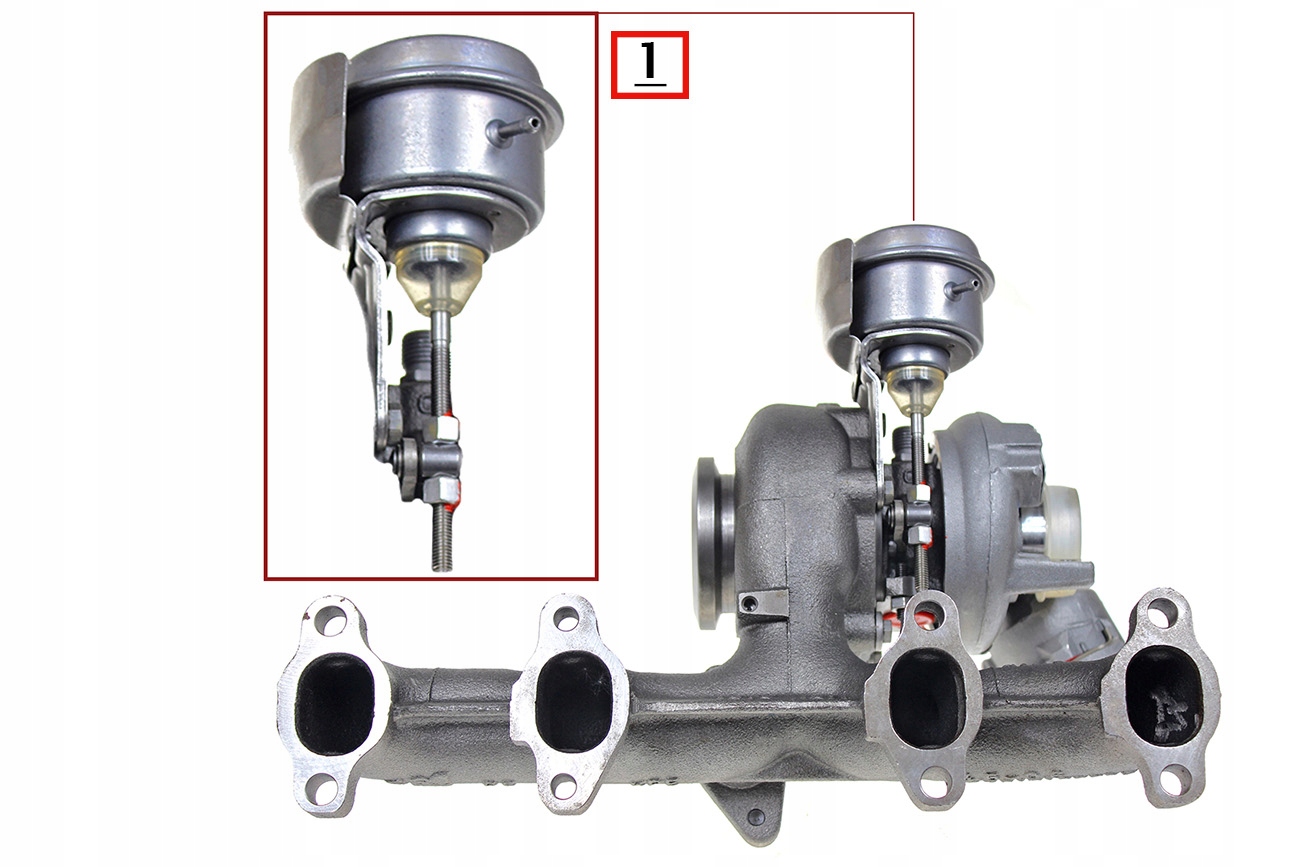 ZAWÓR GRUSZKA TURBINY K03-52 AUDI VW 1.8T 180KM Typ silnika Benzyna