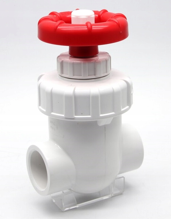 Zawór bramowy kompaktowy 40mm Pvc Pcv biały