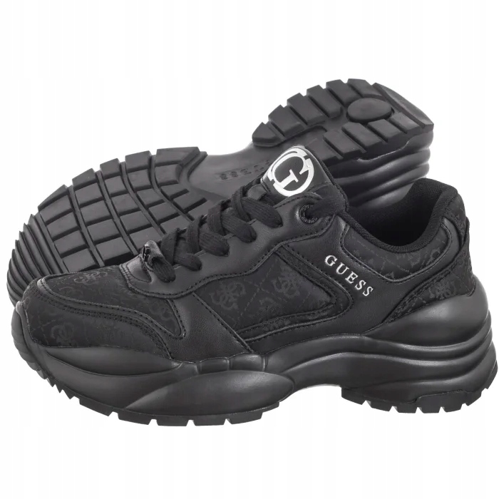 Dámské tenisky Guess Samnie Flfsam FAL12 Black Černé