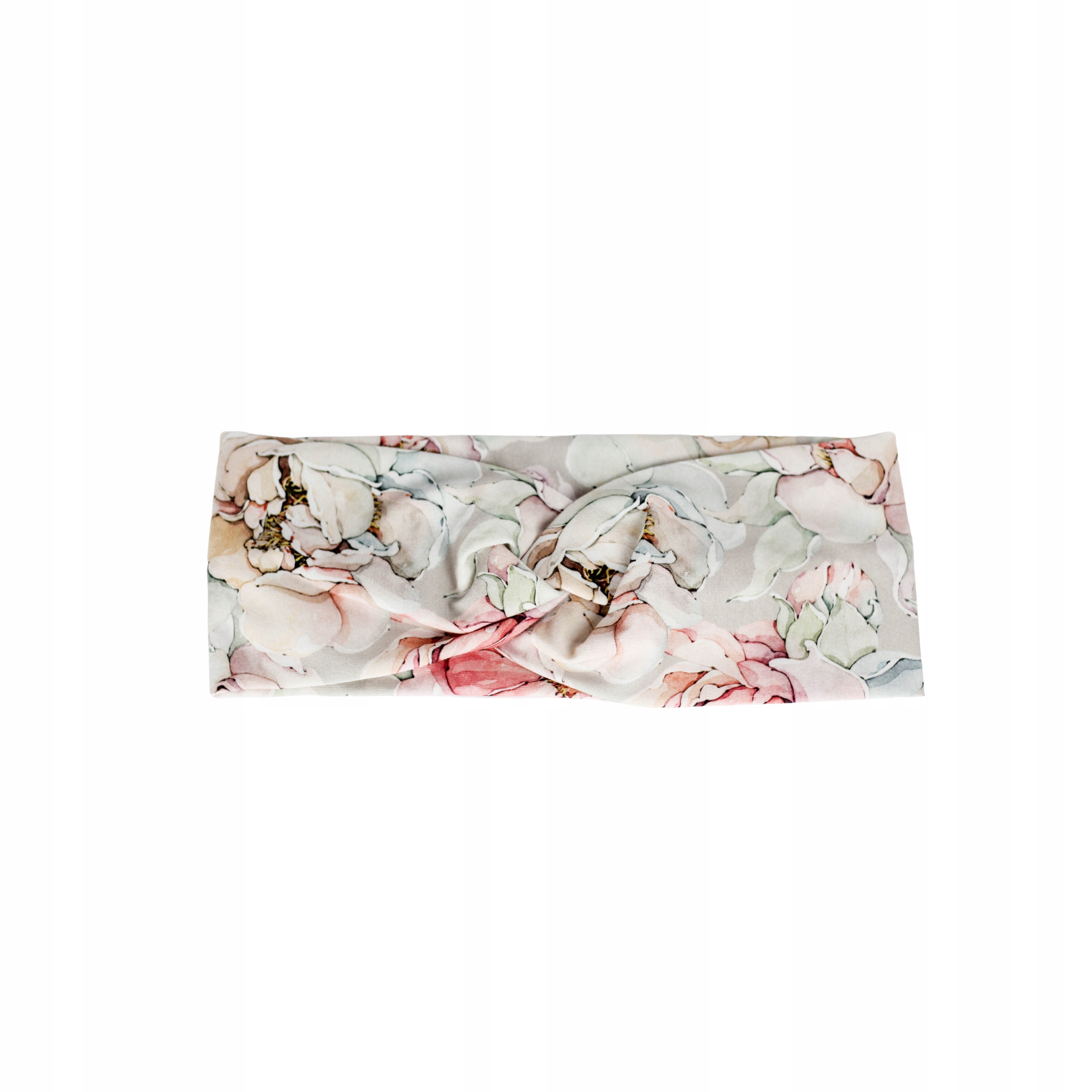 

Opaska na głowę bandana turban w róże elastyczna
