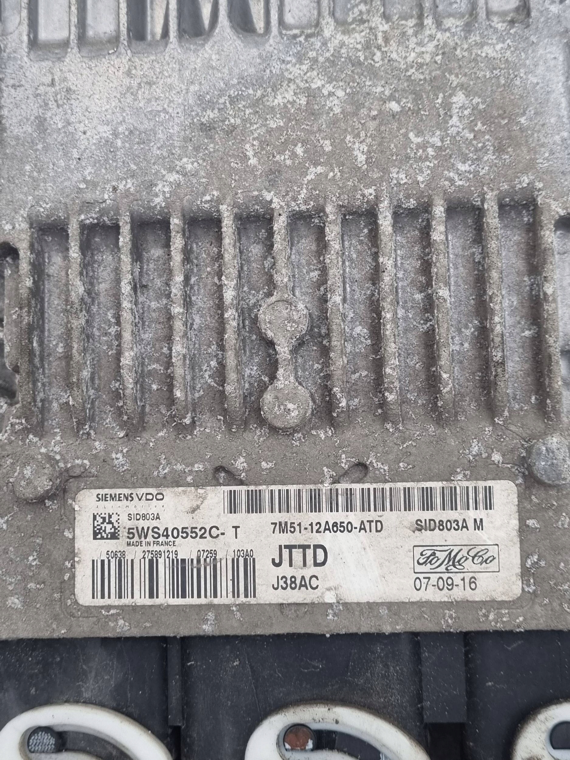 Centralina computer Motore modulo ECU Ford 2.0 TDCI 7M5112A650ATD