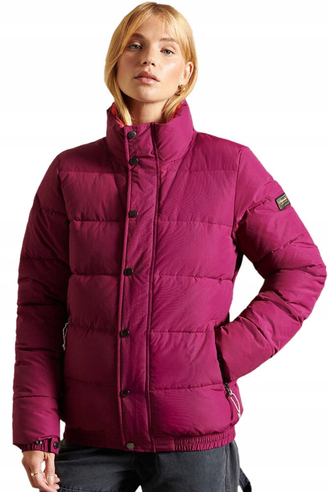 Kurtka Superdry damska Puchowa zimowa pikowana 40